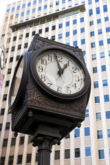 Fototapeta na wymiar Vintage Street Clock