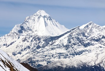 Mount Dhaulagiri, view from Thorung La pass