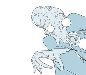 old man illustration