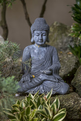 Budhha details, private garden