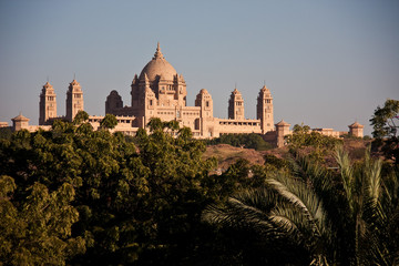 Fototapeta na wymiar Indien - Rajasthan - Jodhpur - Umaid Bhawan Palace
