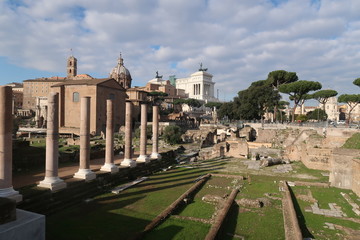 Fototapeta na wymiar Forum romain