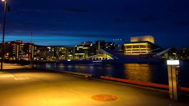 Oslo night hyperlapse