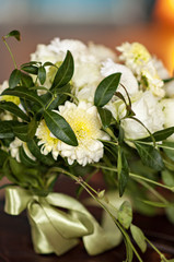 Brides bouquet of autumn flowers