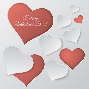 Valentine`s day vector background