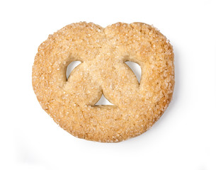 Single biscuit isolated