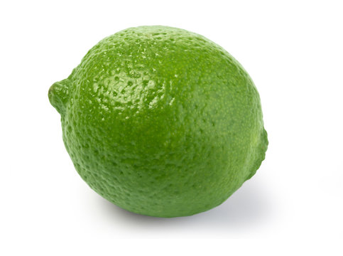 Fresh Lime Isolated On White