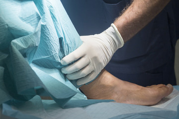 Knee surgery surgical operation