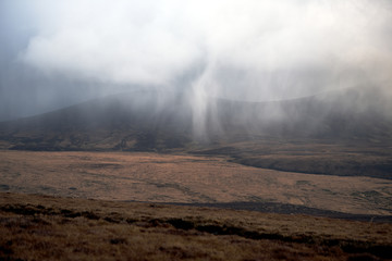 weather breakdown - Wicklow Mountains - Ireland