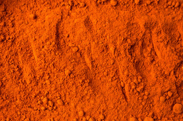 Red ground pepper background