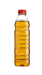 Apfelsaftflasche freigestellt