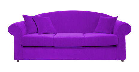cool violet sofa