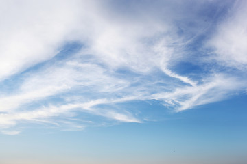Fototapeta premium The clouds in sky blue color