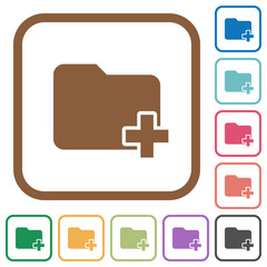 Add new folder simple icons