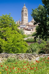 Naklejka premium Spanien, Segovia