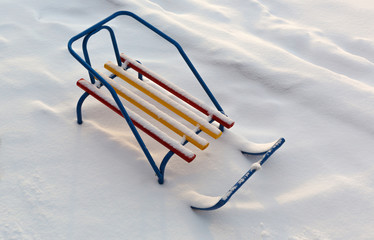 sleigh snow. © romiri