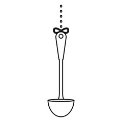 figure ladle icon image design, vector illustration