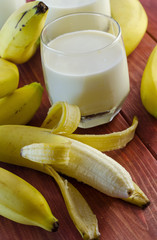 banana and milk