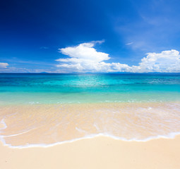 Fototapeta premium beach and tropical sea