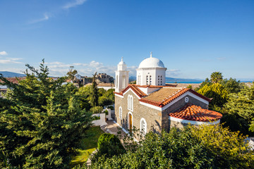Fototapeta na wymiar monastery of Agios Ioannis inside Koroni fortress