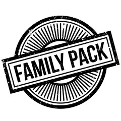 Family Pack rubber stamp. Grunge design with dust scratches. Effects can be easily removed for a clean, crisp look. Color is easily changed.