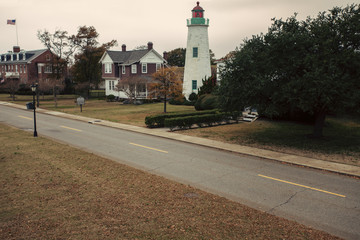 Old Point Comfort Lighthouse in Virginia