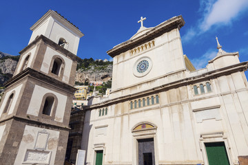 Fototapeta na wymiar Santa Maria Assunta Church in Positano