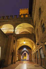 Architecture of Piazza Maggiore in Bologna © Henryk Sadura