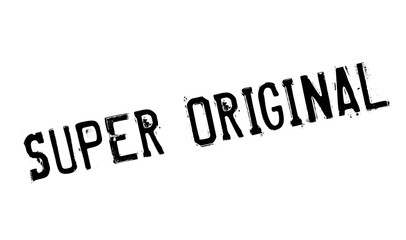 Super Original rubber stamp. Grunge design with dust scratches. Effects can be easily removed for a clean, crisp look. Color is easily changed.