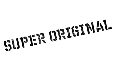 Super Original rubber stamp. Grunge design with dust scratches. Effects can be easily removed for a clean, crisp look. Color is easily changed.