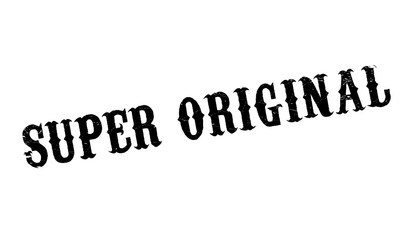 Super Original rubber stamp. Grunge design with dust scratches. Effects can be easily removed for a clean, crisp look. Color is easily changed.