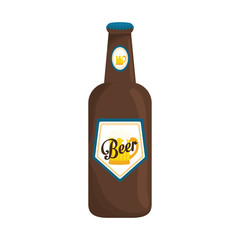bottle of beer icon design, vector illustration