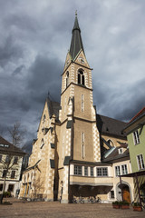 Fototapeta na wymiar St. Nicholas Church in Villach