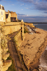 St-Malo panorama at sunset