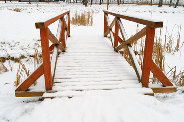 wooden bridge