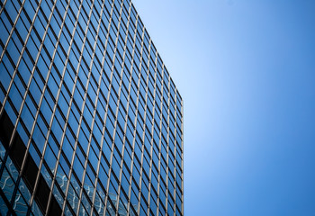 windows of business building in Hong Kong 