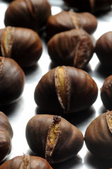 Caldarroste Castañas asadas