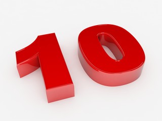 The number 10