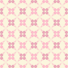 Seamless Sakura flower vector pattern. Seam free vector wallpaper background.