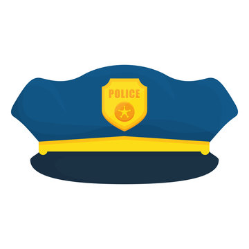 police hat uniform icon image vector illustration design 