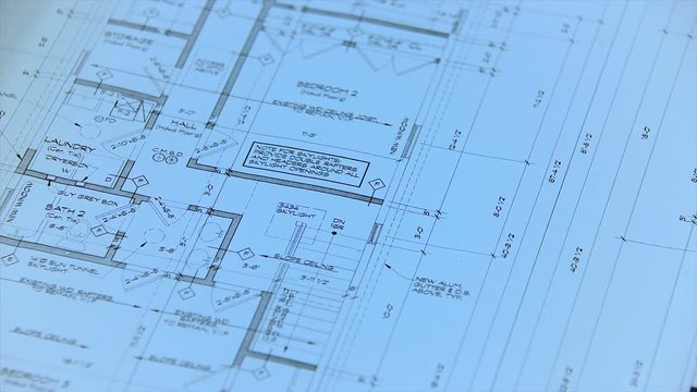 Blueprints of the buildings and arhitecture. Arhitectural bluprints of new home construction.