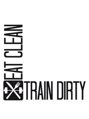 Weights clean healthy health eat sleep train logo exercise button cool text design train dirty paint weight training weight training