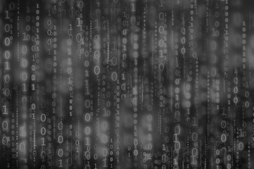 Naklejka na ściany i meble digital binary code matrix background