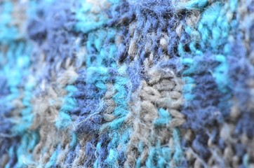 毛糸のアップ