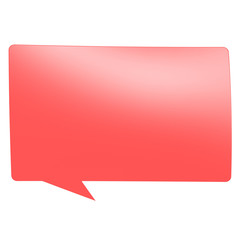 Red speech bubble