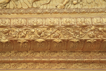 thai style bas relief
