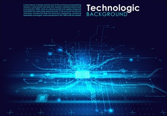 hi tech circuits fantastic absract background cyberpunk cyber pay