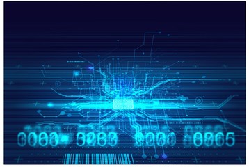 hi tech circuits fantastic absract background cyberpunk cyber pay