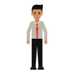 man employee work business vector illustration eps 10