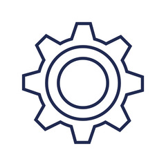 gear machine isolated icon vector illustration design